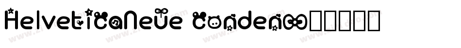 HelveticaNeue conden字体转换